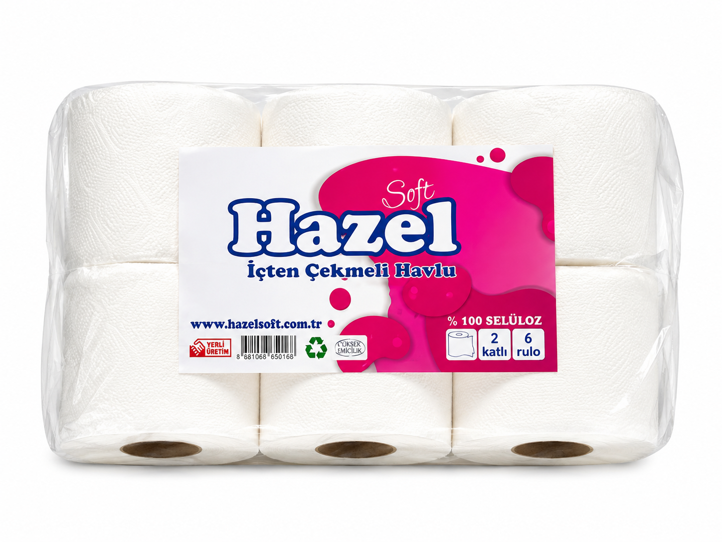 İÇTEN ÇEKMELİ HAVLU KAĞIT 3 KG 6'LI PAKET