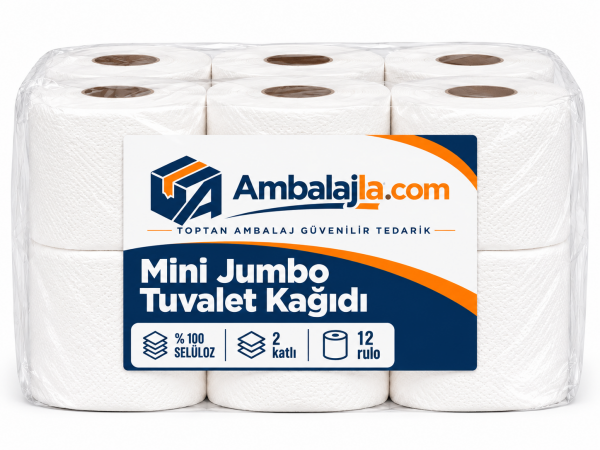 MİNİ JUMBO TUVALET KAĞIDI 2.5 KG 12'Lİ PAKET