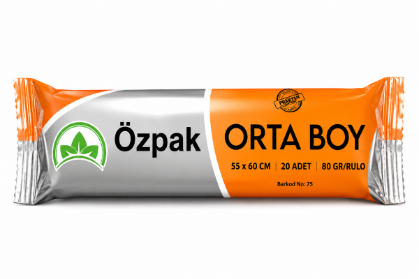 STANDART ORTA BOY ÇÖP POŞETİ SİYAH 55x60 80 GR