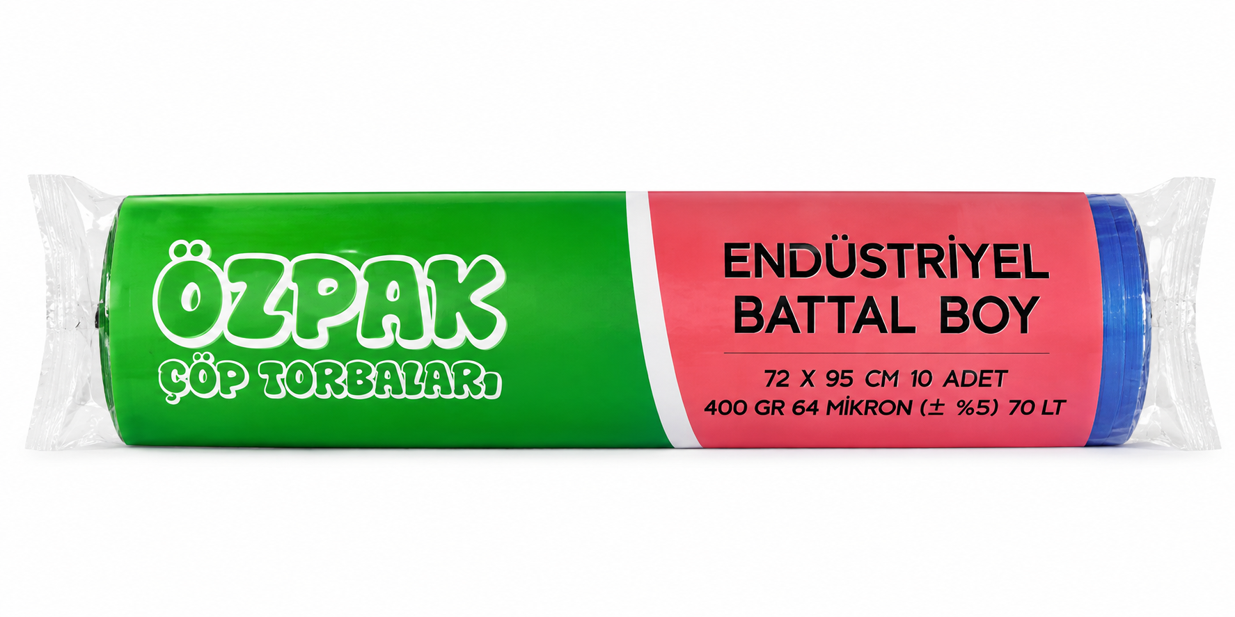 ENDÜSTRİYEL BATTAL BOY ÇÖP POŞETİ SİYAH 72x95 400 GR