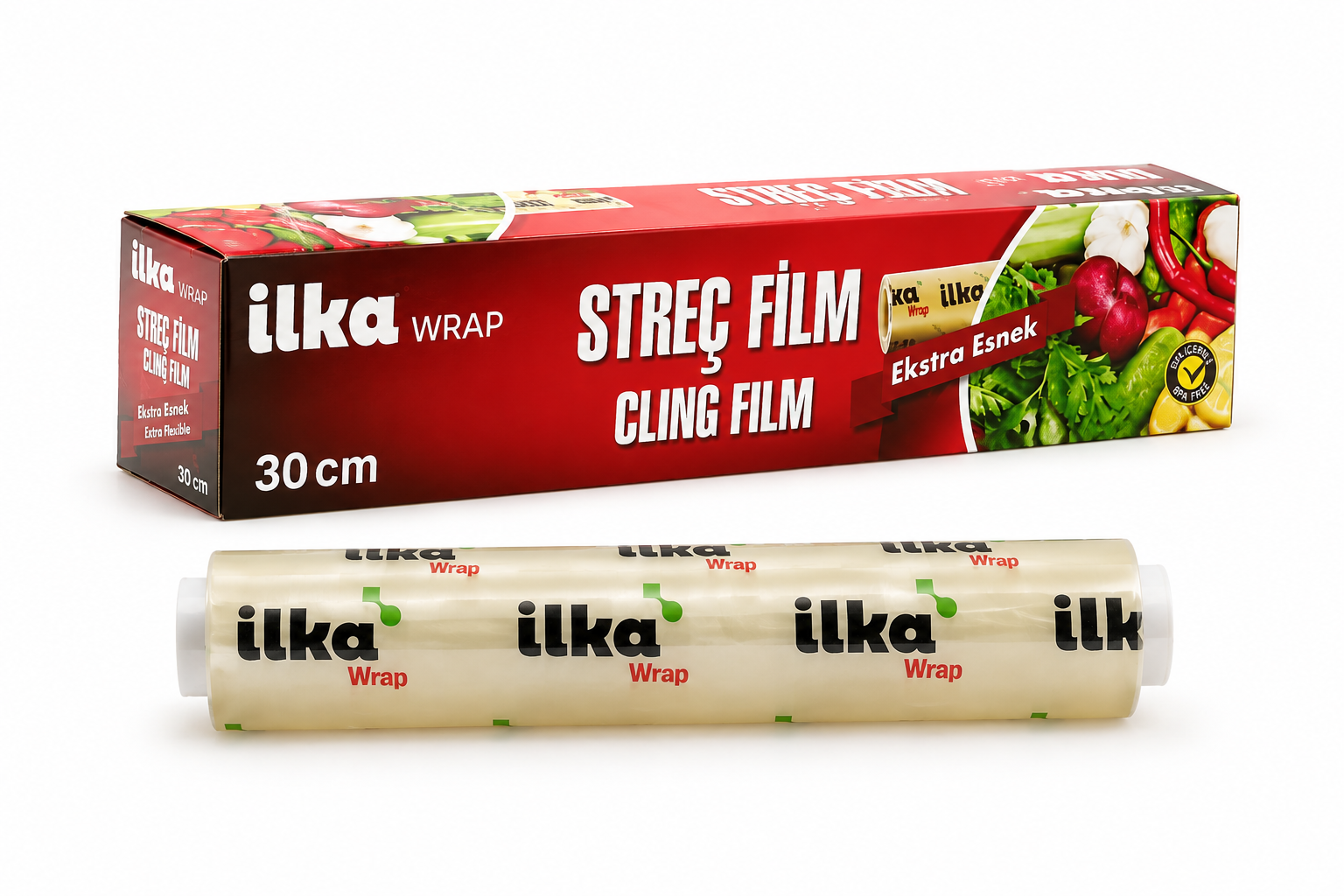 İlka Kutulu Streç Film 30x150
