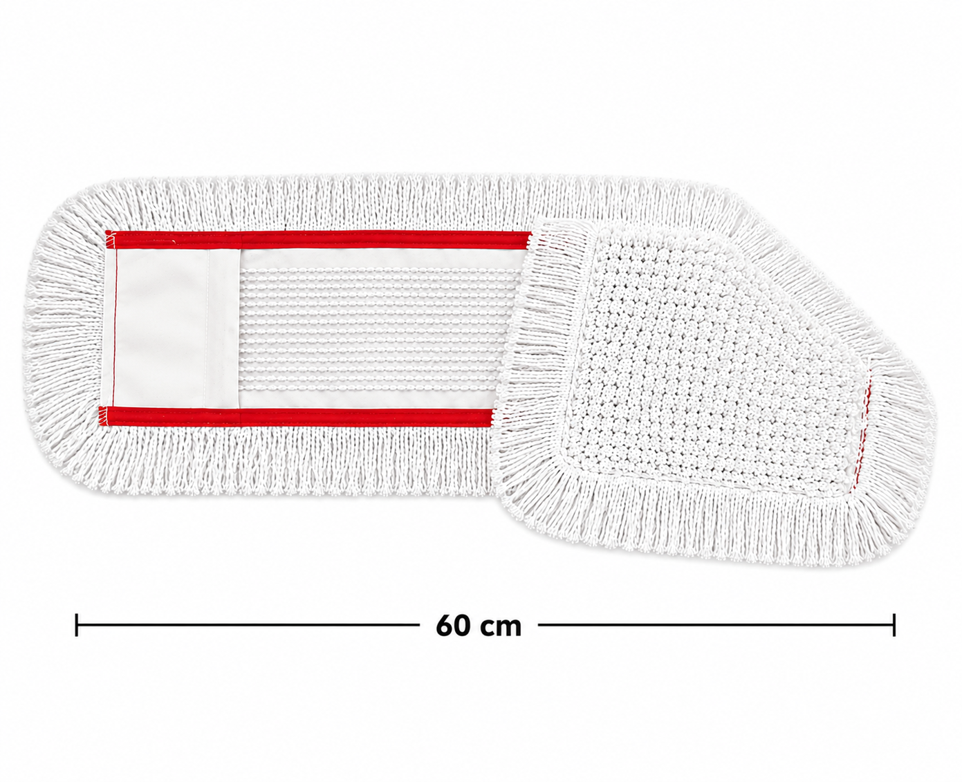 Nemli Mop Yedeği Kat Kesik 60 cm