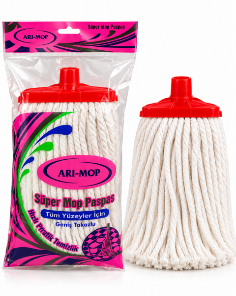 İpli Mop Yedek Başlık Geniş Takoz
