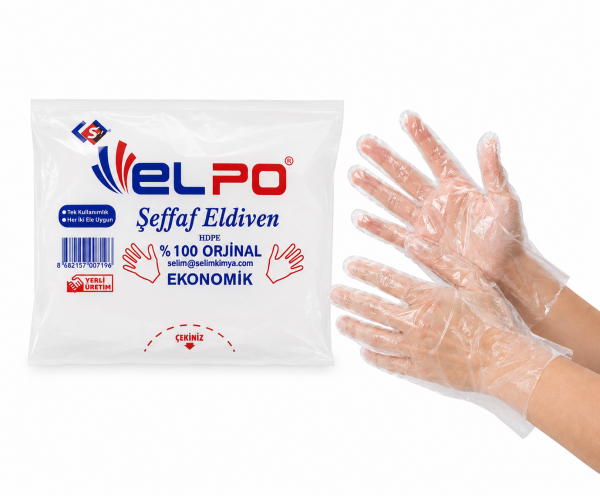 ŞEFFAF ELDİVEN 100'LÜ PAKET