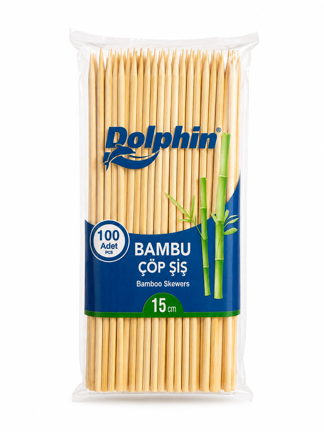 Bambu Çöp Şiş 15 cm x 2,5 mm 100 Adet