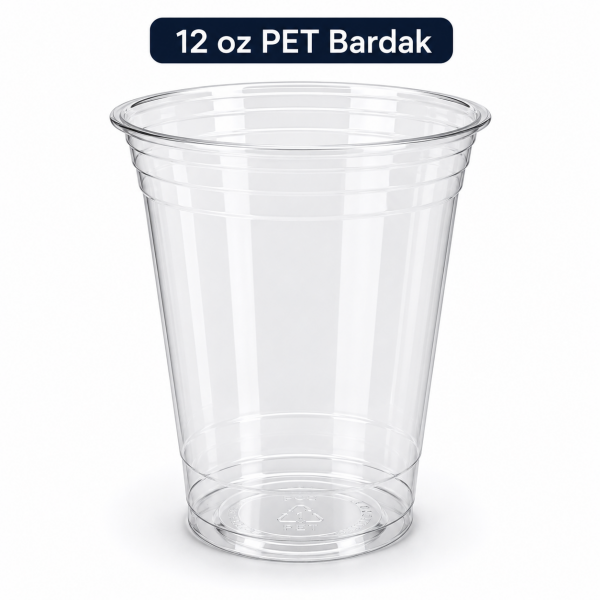 12 OZ PET BARDAK - 100 ADET