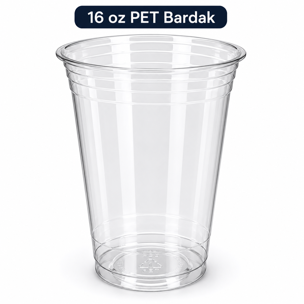 16 OZ PET BARDAK - 50 ADET