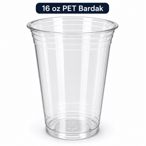 16 OZ PET BARDAK - 50 ADET