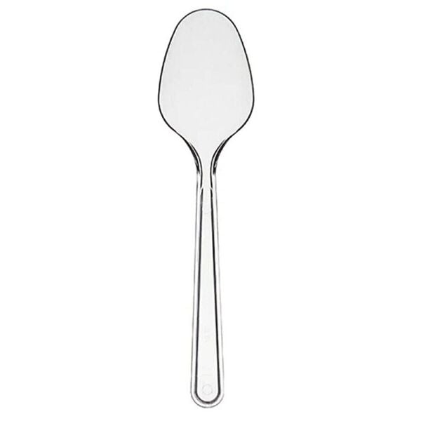 Şeffaf Plastik Kaşık 2.4 Gr 100 Adet