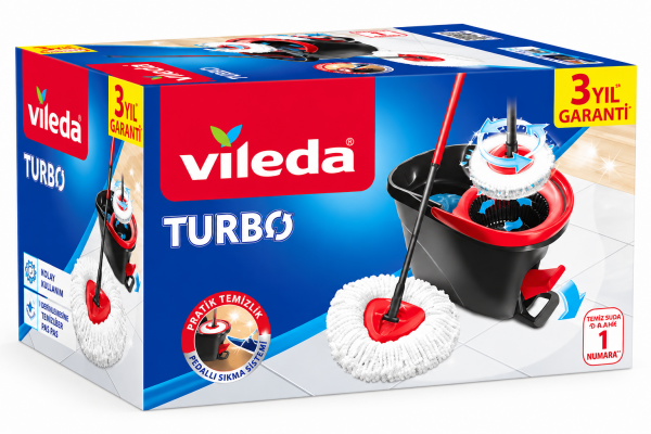 Vileda Turbo Pedallı Temizlik Seti