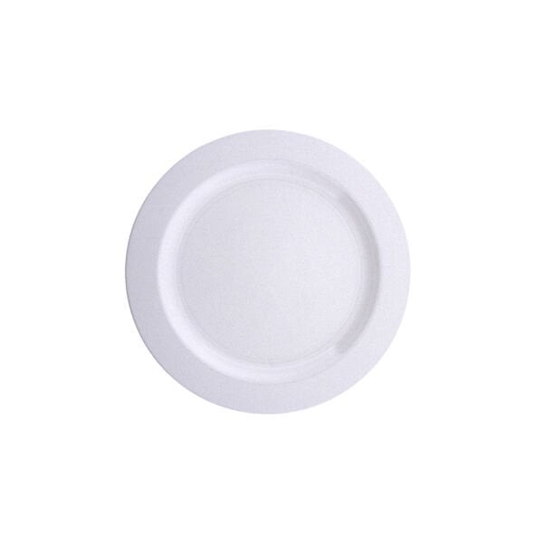 23 CM SERT PLASTİK MİKA TABAK BEYAZ RENK - 120 ADET