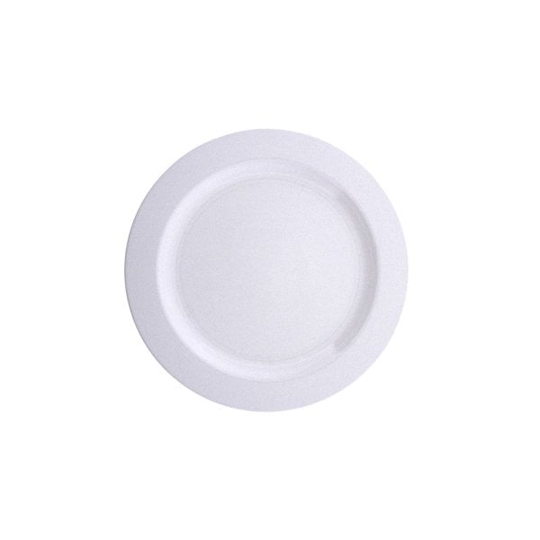 26 CM SERT PLASTİK MİKA TABAK BEYAZ RENK - 120 ADET